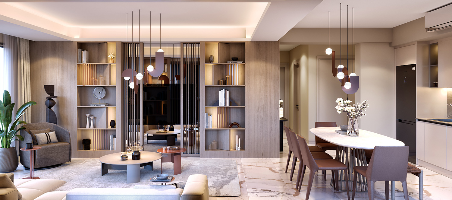 Sinpaş Apartments Ümraniye ortak alan detayları