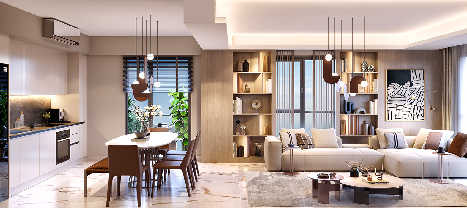 Sinpaş Apartments Ümraniye sosyal alan görünümü