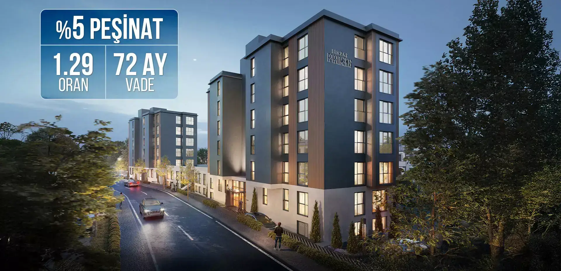 Sinpaş Apartments Ümraniye peyzaj alanı